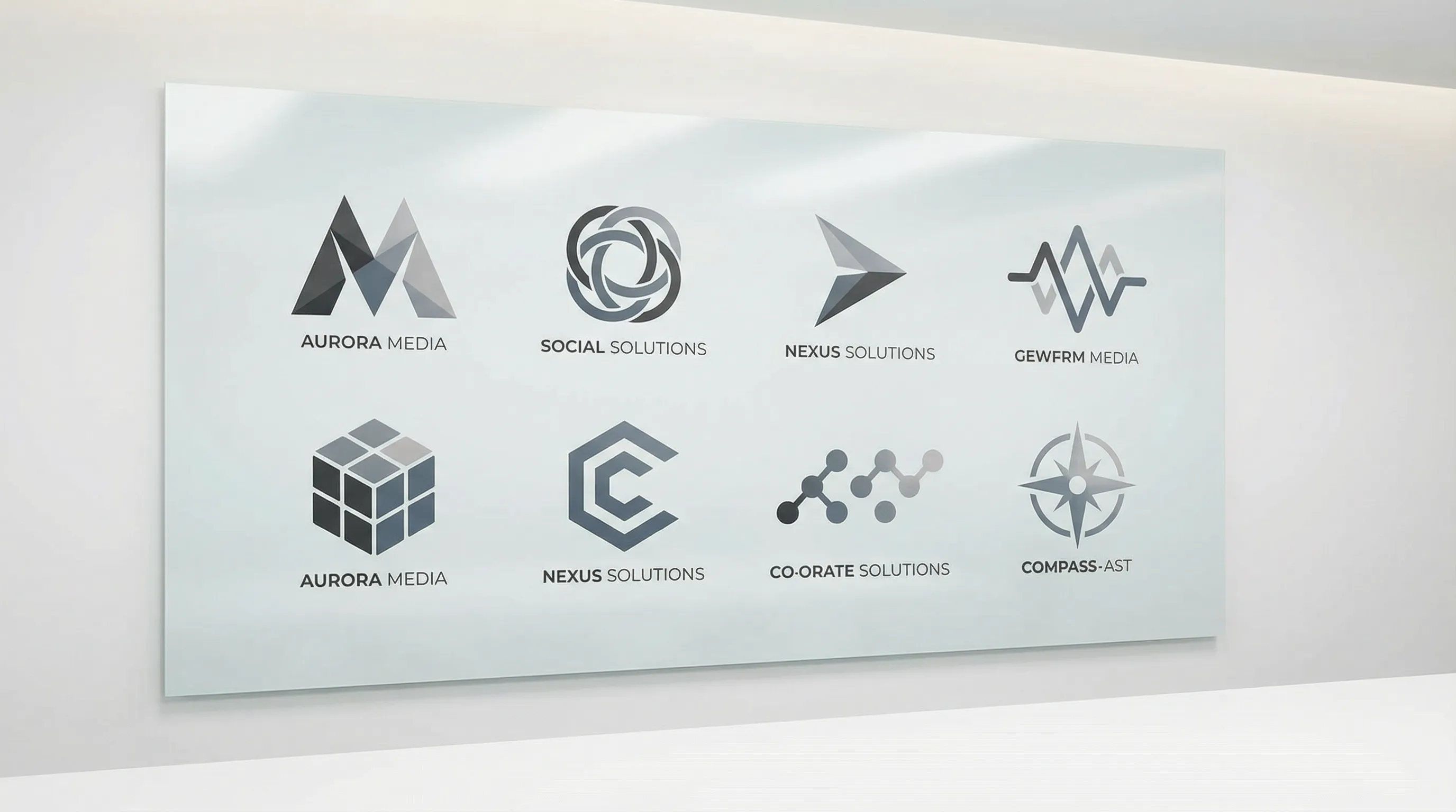 一号电影网 媒体合作伙伴Logo展示